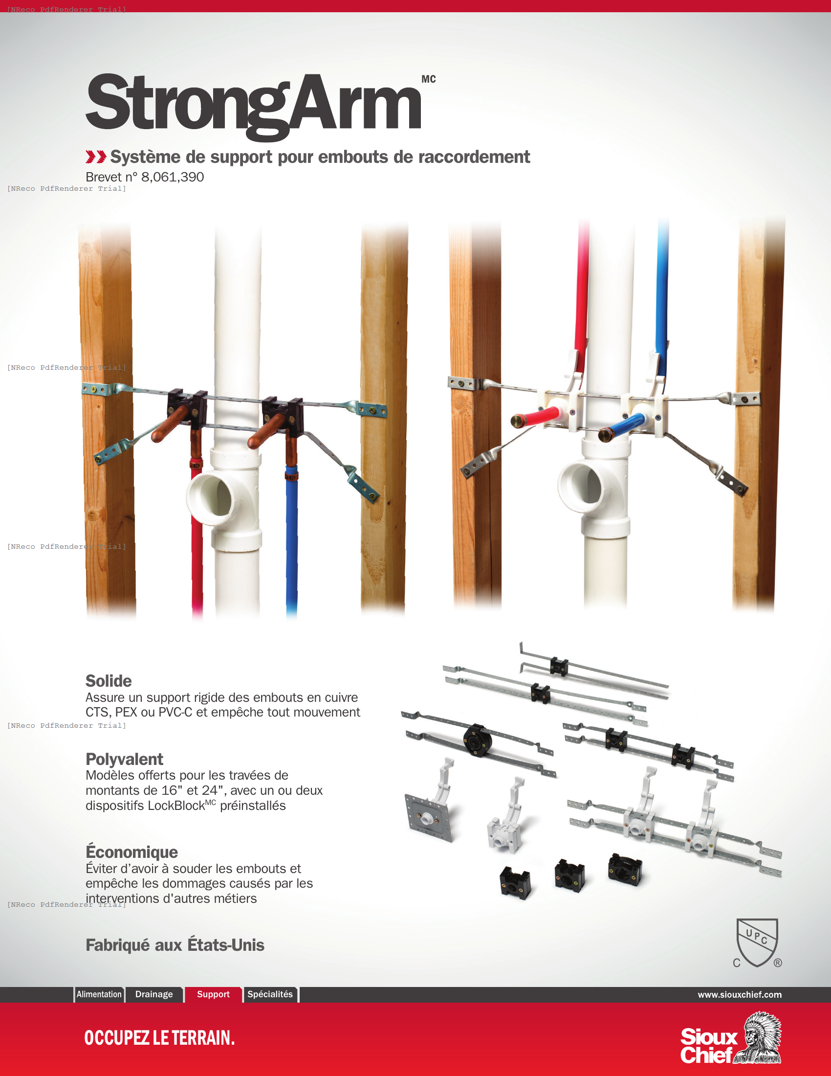 STRONGARM - BRACKETING SYSTEM - BROCHURE_FRENCH.PDF Brochure Document